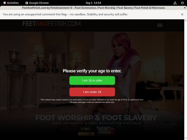 $1 Feetandfetish.com Trial