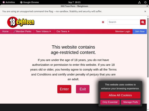 18eighteen.com Trial Member