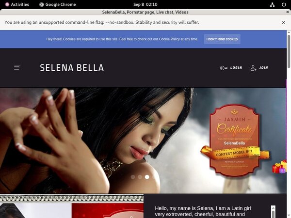 Account Selenabella.modelcentro.com