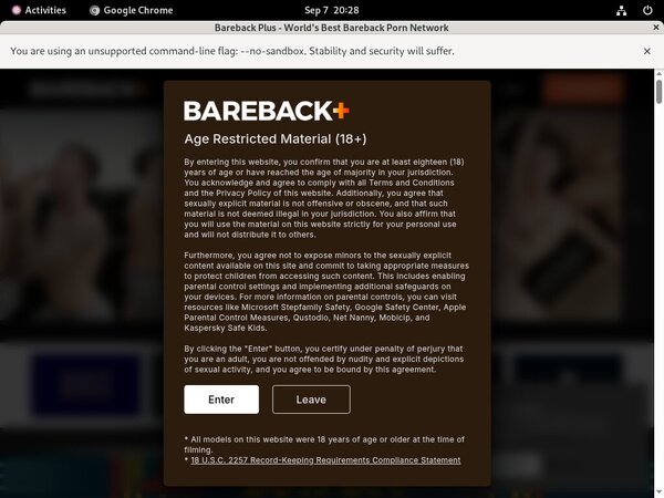 Bareback Plus With Visa
