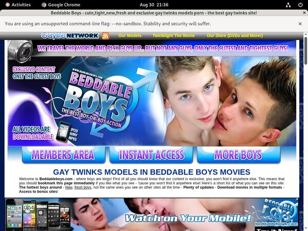 Beddable Boys 2020