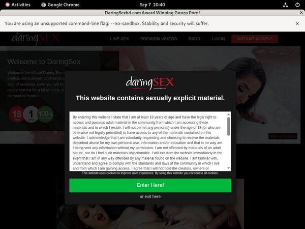 Daringsexhd.com Com Discount Trial