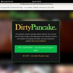 Discount Pancake Dirty