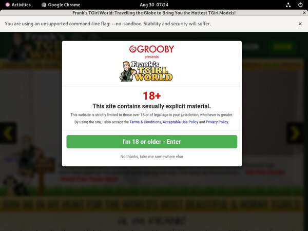 Franks T-Girl World Login Ids