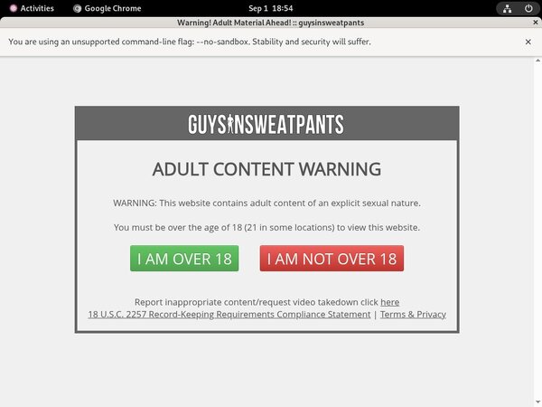 Guys In Sweatpants Massage