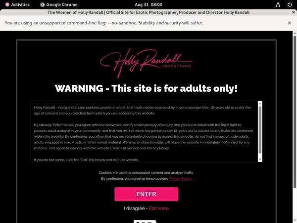 Hollyrandall.com Paypal Signup