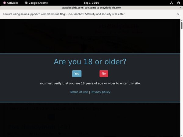 I Love Bondage Site Passwords