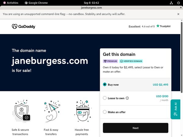 Janeburgess.com Accept Pay Pal