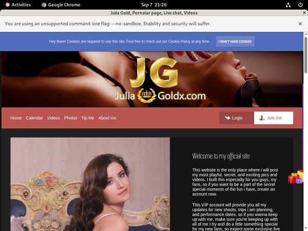 Juliagmodelcentro.com Discount Setup