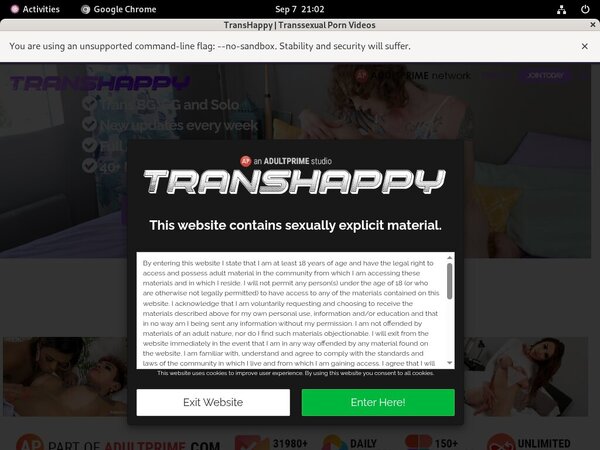 Login Trans Happy Free Trial