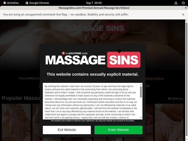 Massagesins.com Join By EU Debit