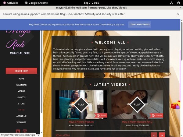 Mayaratixxx.com Free Stream