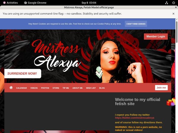 Mistress Alexya Pay With Paypal