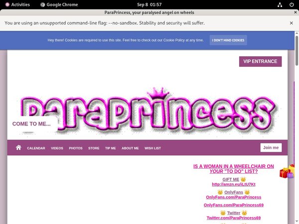 ParaPrincess Free Account