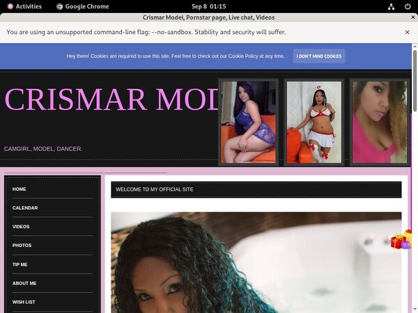 Premium Account For Crismarhotxxx.modelcentro.com