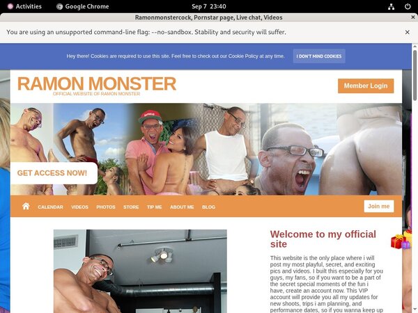 Ramonmonstercock.com Signup