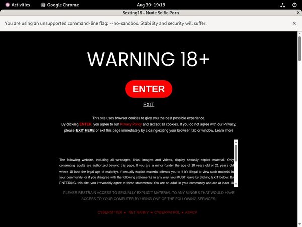 Sexting 18 Discount Code