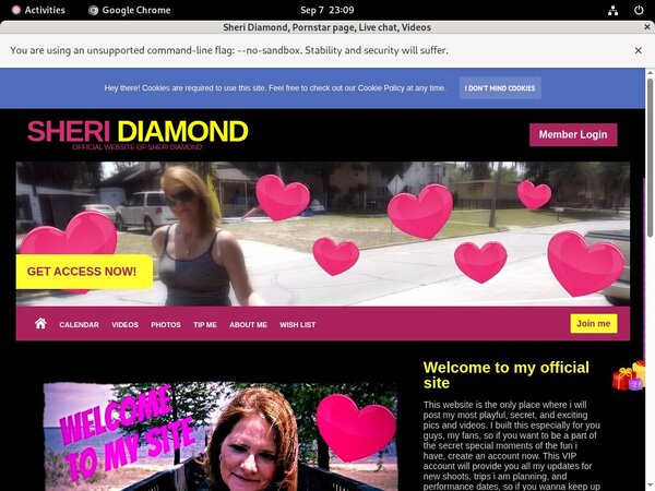 SheriDiamond Password Free