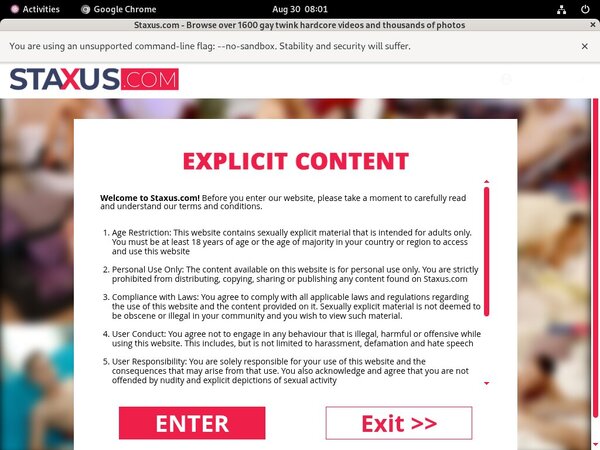Staxus.com Discount Accounts