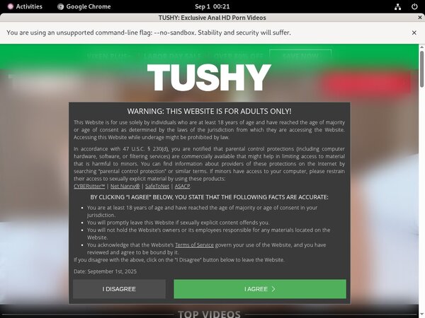 Tushy.com Discount Setup Tushy.com Discount Setup