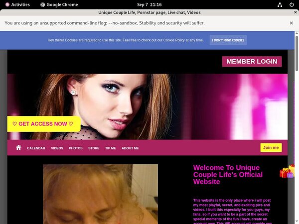 Unique Couple Life Get Account