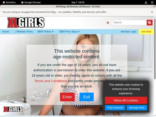 XL Girls With Prepaid Card