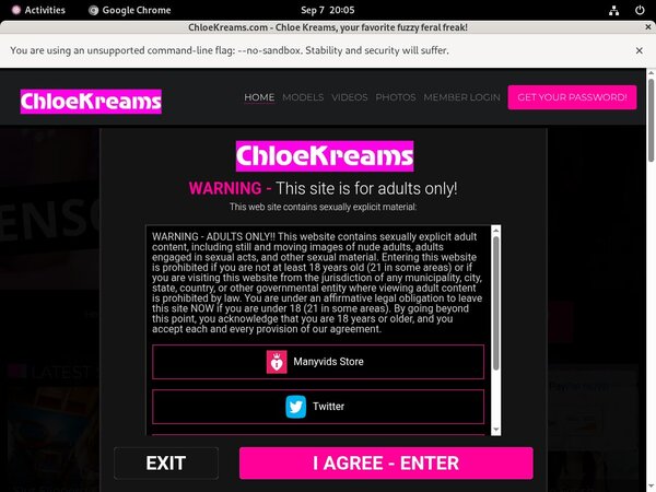 Xxx Chloe Kreams Xxx Chloe Kreams