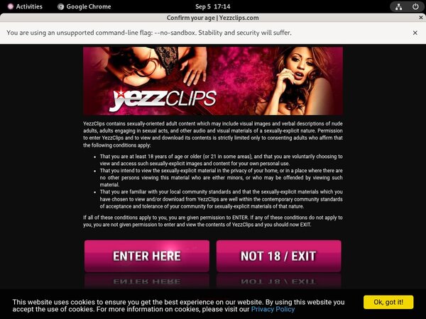 Yezzclips.com Sign Up Again