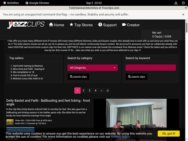 Yezzclips.com With Gift Card