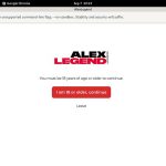 Alex Legend Trailer Alex Legend Trailer