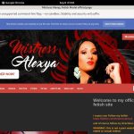 Try MistressAlexya Free Trial